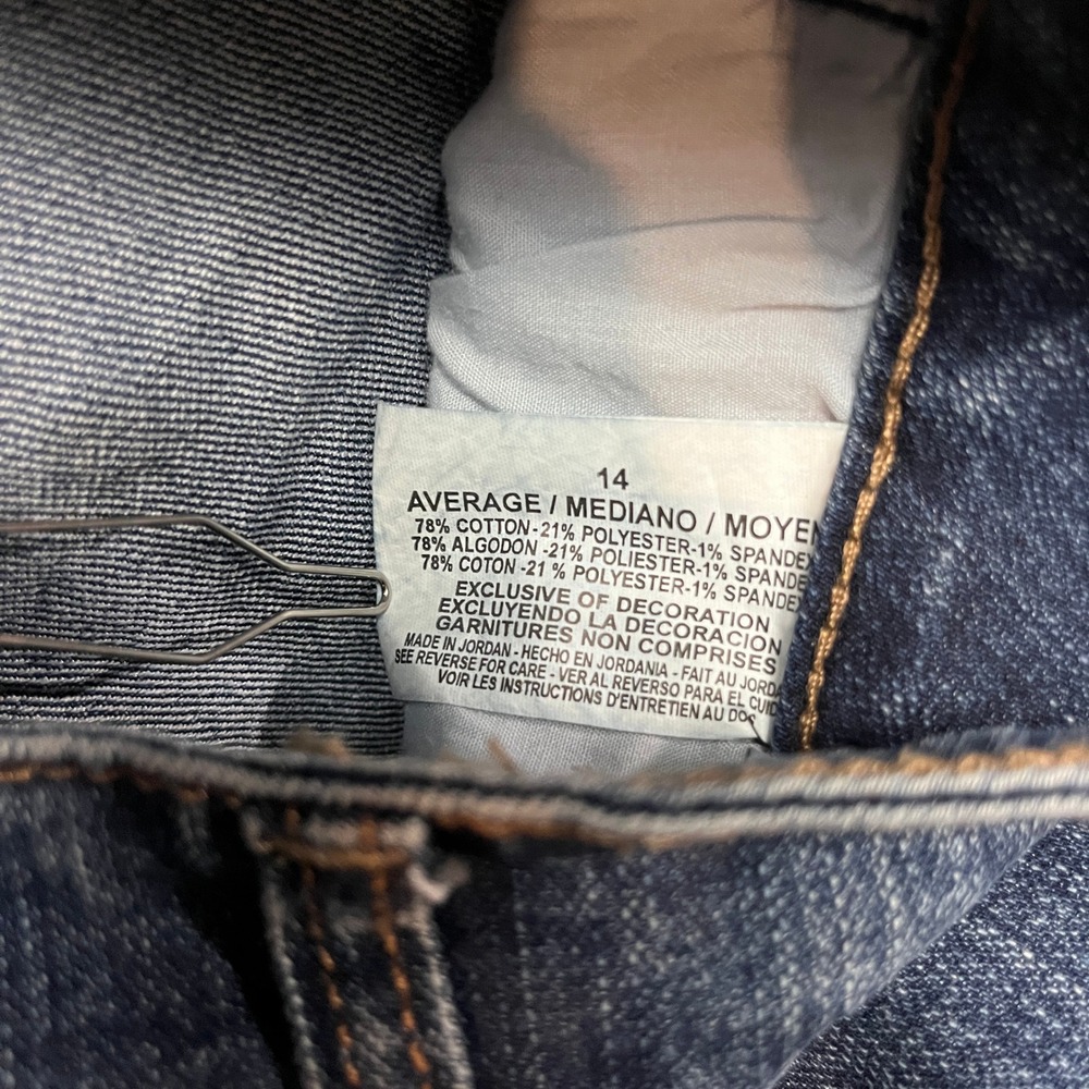Bandolino Blu Jeans Womens 14 Blue Arianna Bootcut‎ Dark Wash Stretch Denim - Picture 6 of 11